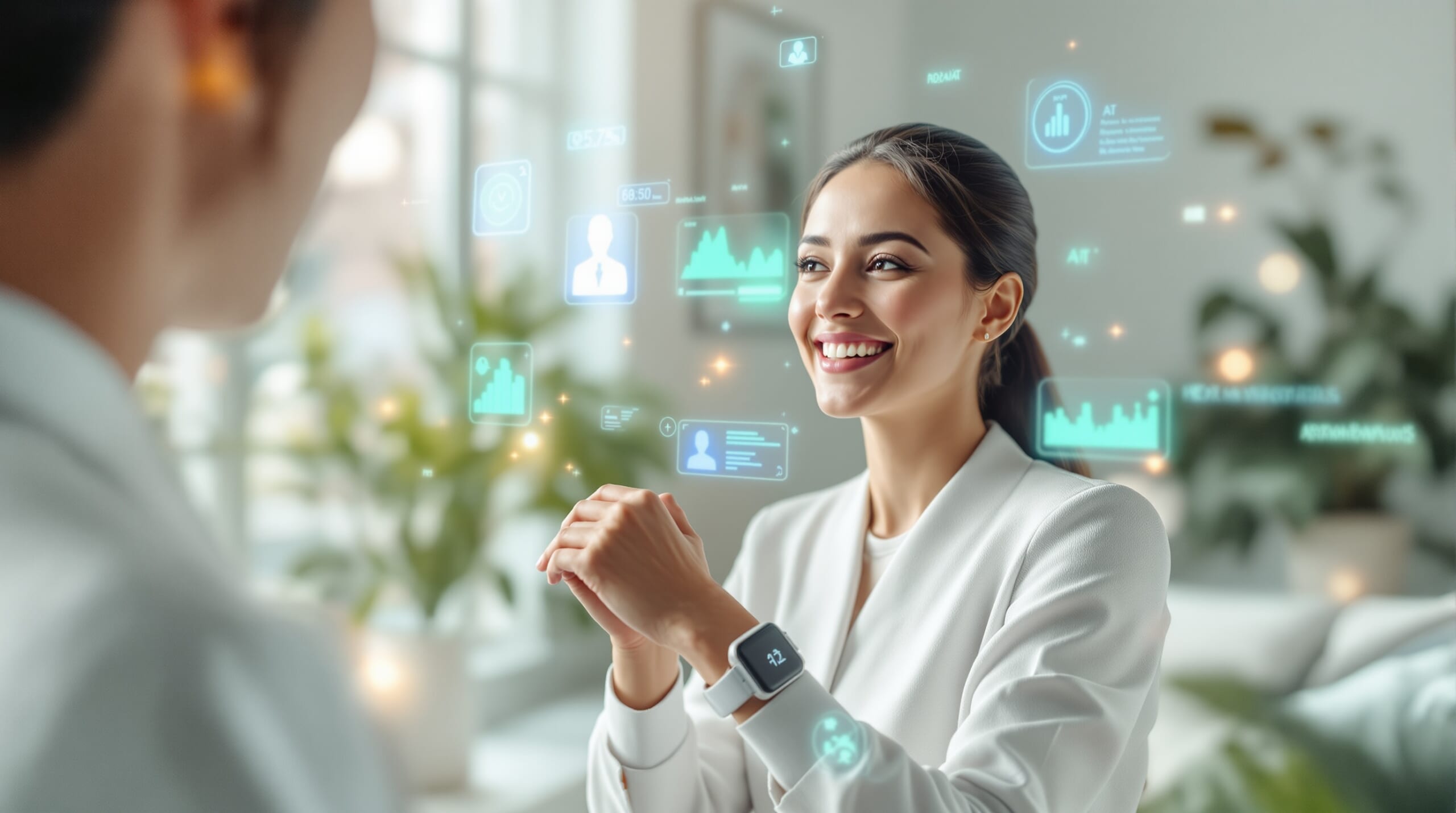 ヘルスケアアプリの未来をイメージした画像です。